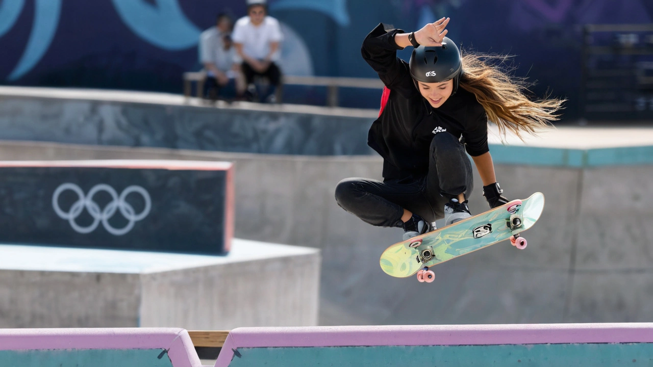 Sky Brown: Prodigiosa do Skate supera acidente grave aos 11 anos e avança à final de Paris 2024 com ombro deslocado