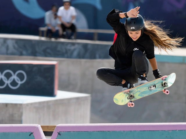 Sky Brown: Prodigiosa do Skate supera acidente grave aos 11 anos e avança à final de Paris 2024 com ombro deslocado