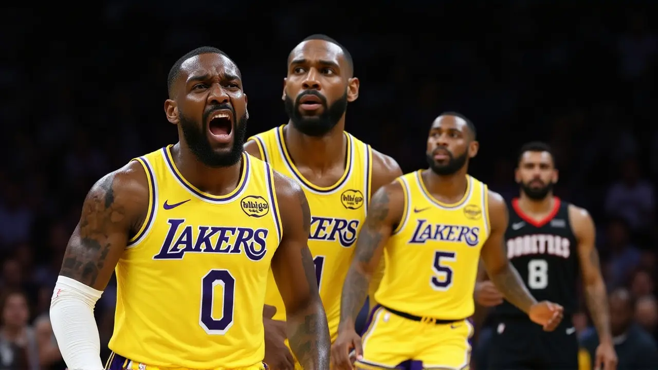 LeBron James e Luke Kennard brilham e Lakers vencem Rockets no Jogo 1